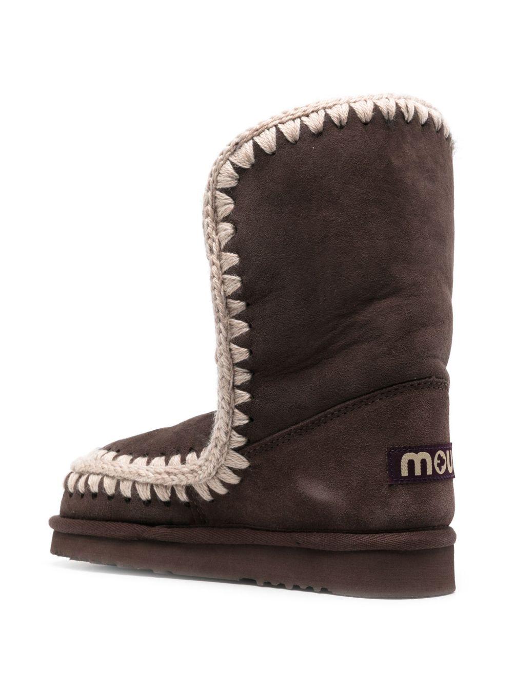 Stivali moka foderati in shearling MUFW101000A MOCHA MOU