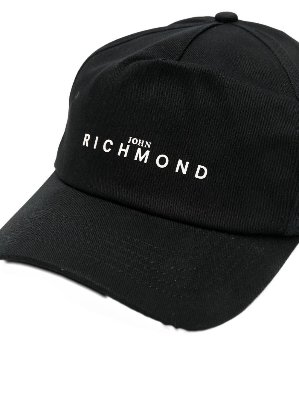 Cappellino in cotone con visiera curva RBP26023BT BLACK JOHN RICHMOND KIDS