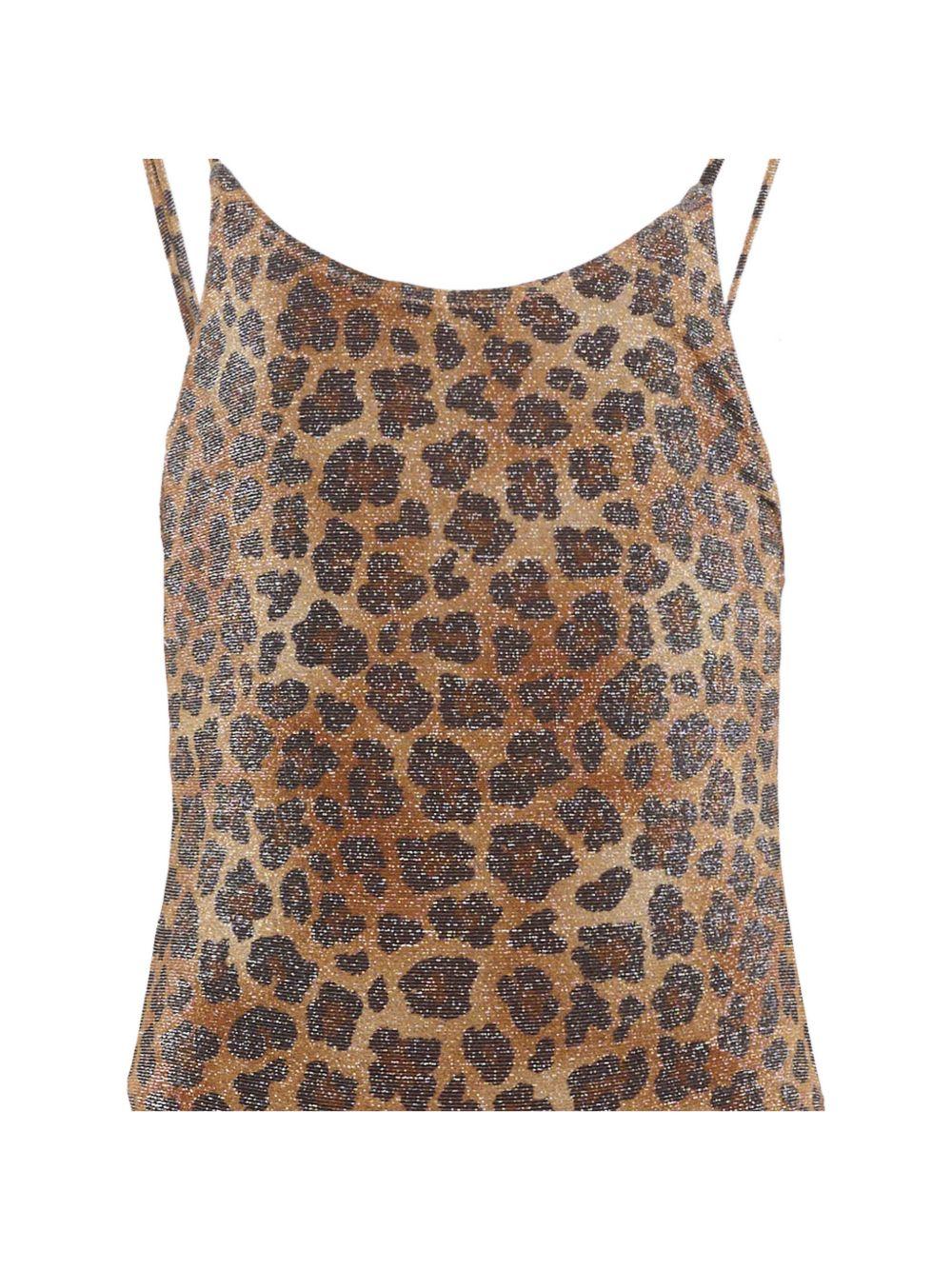 Costume intero con stampa leopardata CEC0005 00520L MC2 SAINT BARTH KIDS