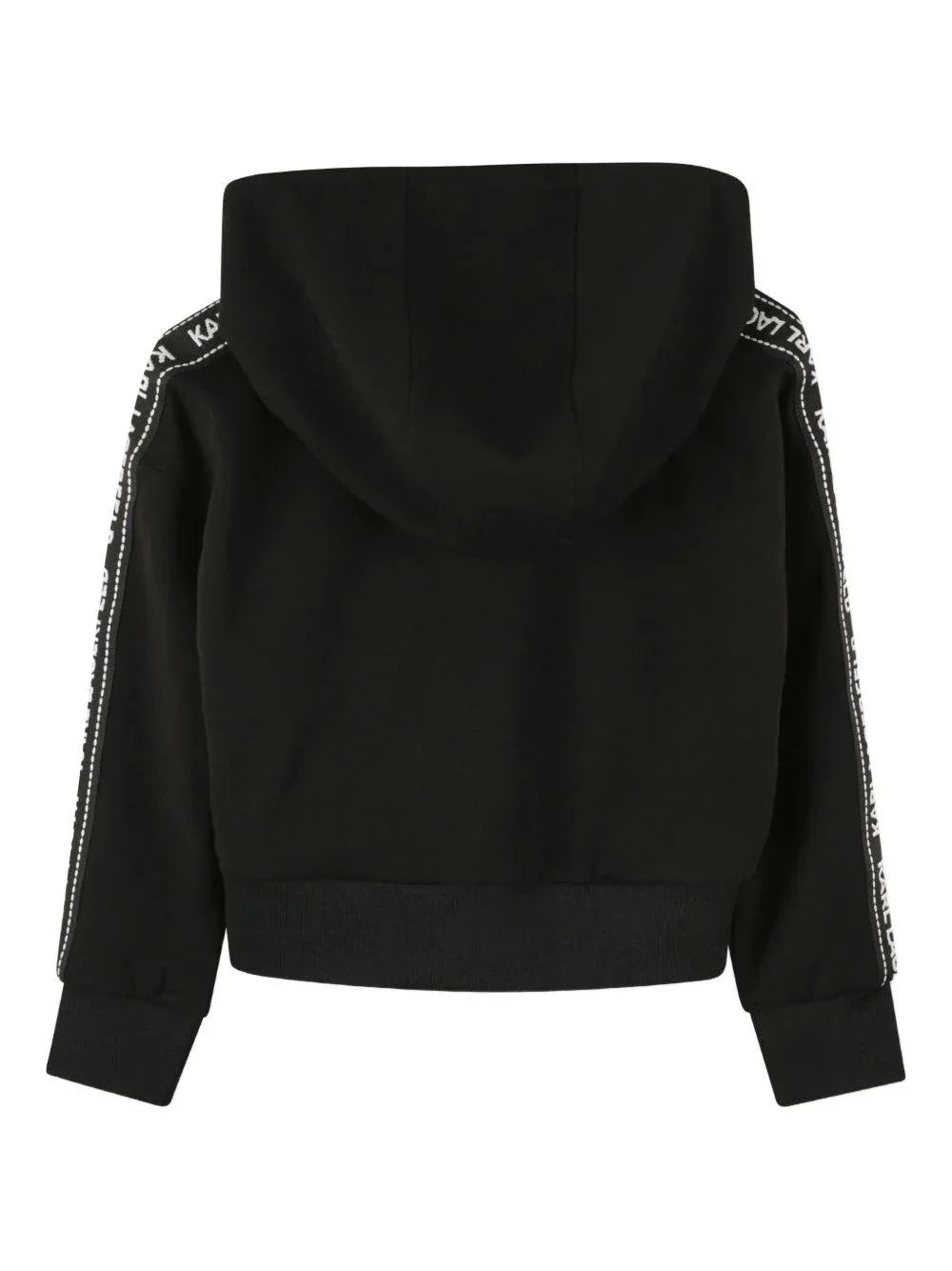 Felpa con Cappuccio Zip e Bande Logo - Preludio Moda