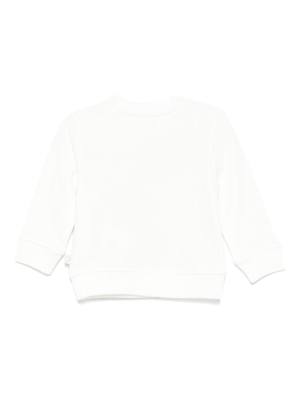 Felpa Bianca con Stampa a Fiori TX4000Z3059 101 STELLA MCCARTNEY KIDS