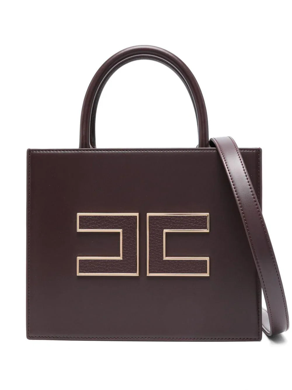 Borsa Tote Piccola con Logo Goffrato - Preludio Moda