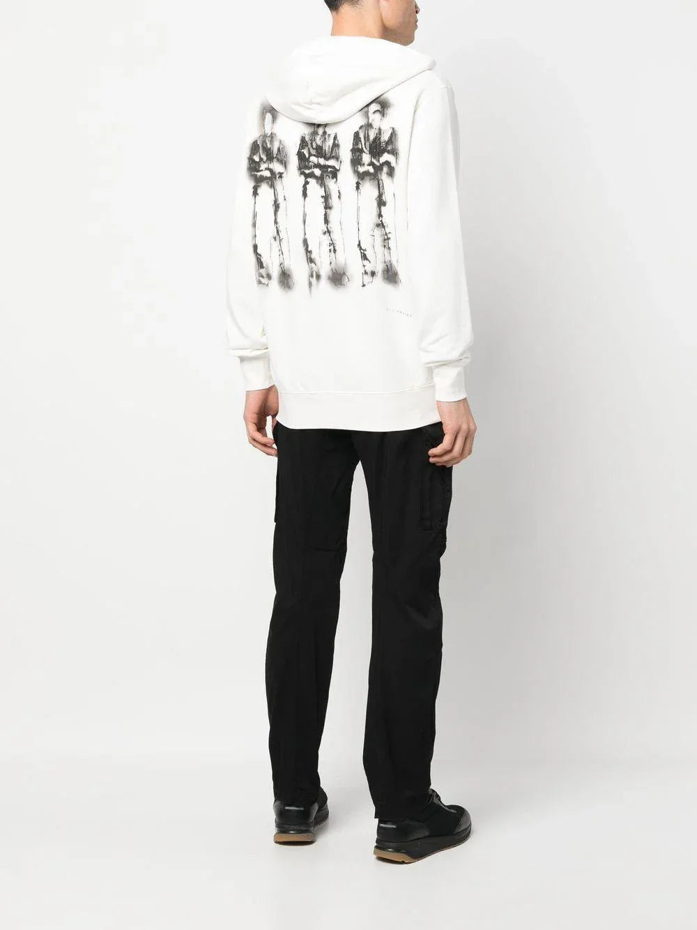 Felpa bianca stampa retro - Preludio Moda