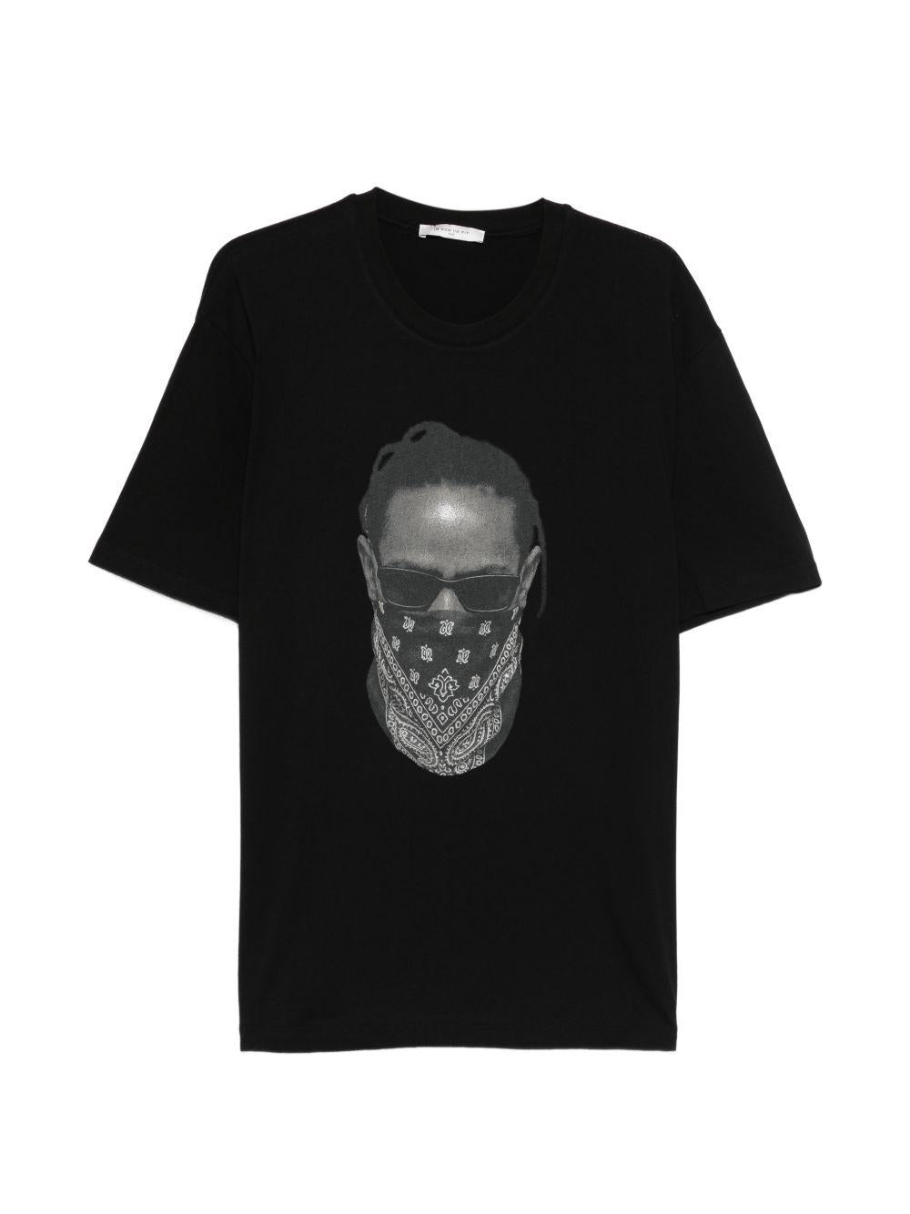 T-shirt in cotone con stampa grafica NUS26278 009 IH NOM UH NIT