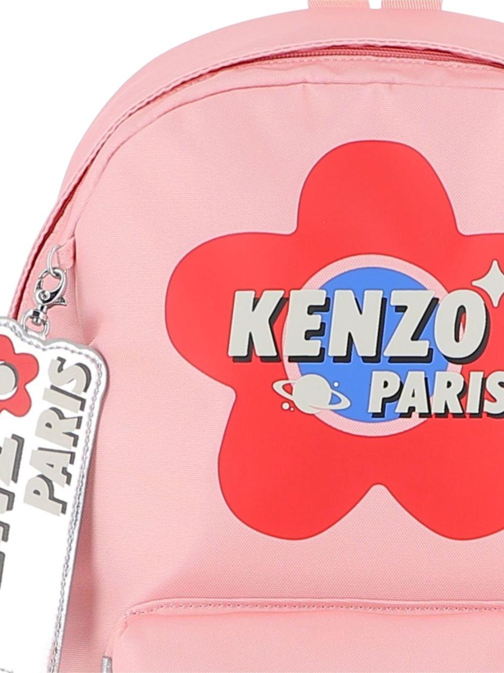 Zaino con Stampa Floreale e Logo K61223 47H KENZO KIDS