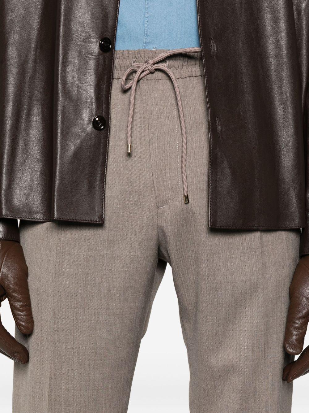 Pantaloni Dritti con Coulisse Beige WIMBLEDONS400100 00023 BRIGLIA