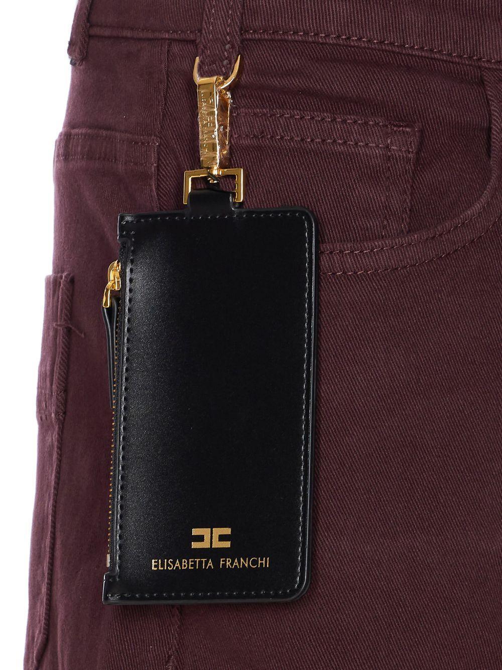 Jeans con Applicazioni e Placca Dorata - Preludio Moda