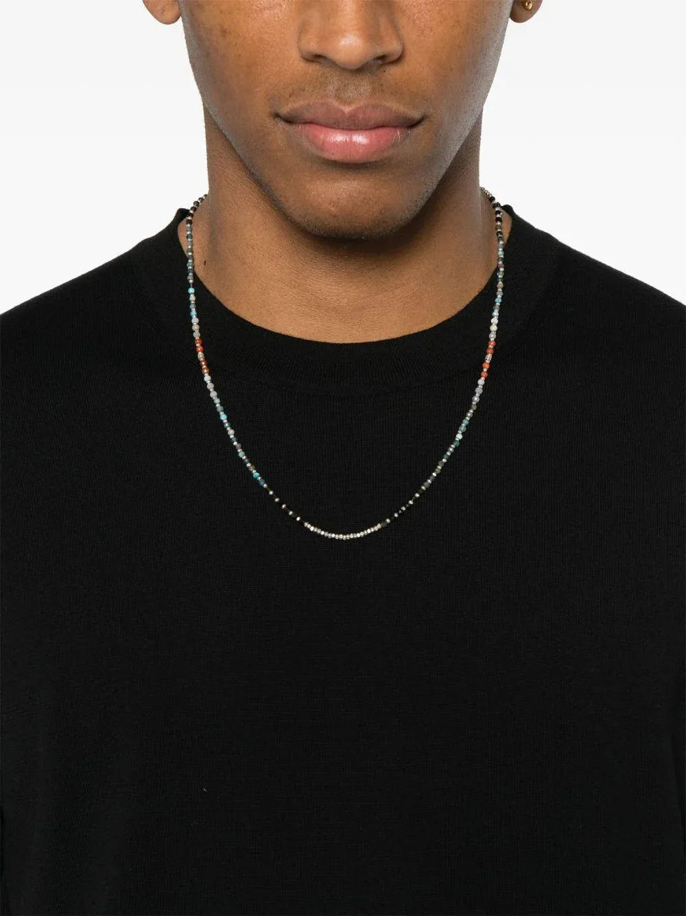 T-shirt combe nera - Preludio Moda