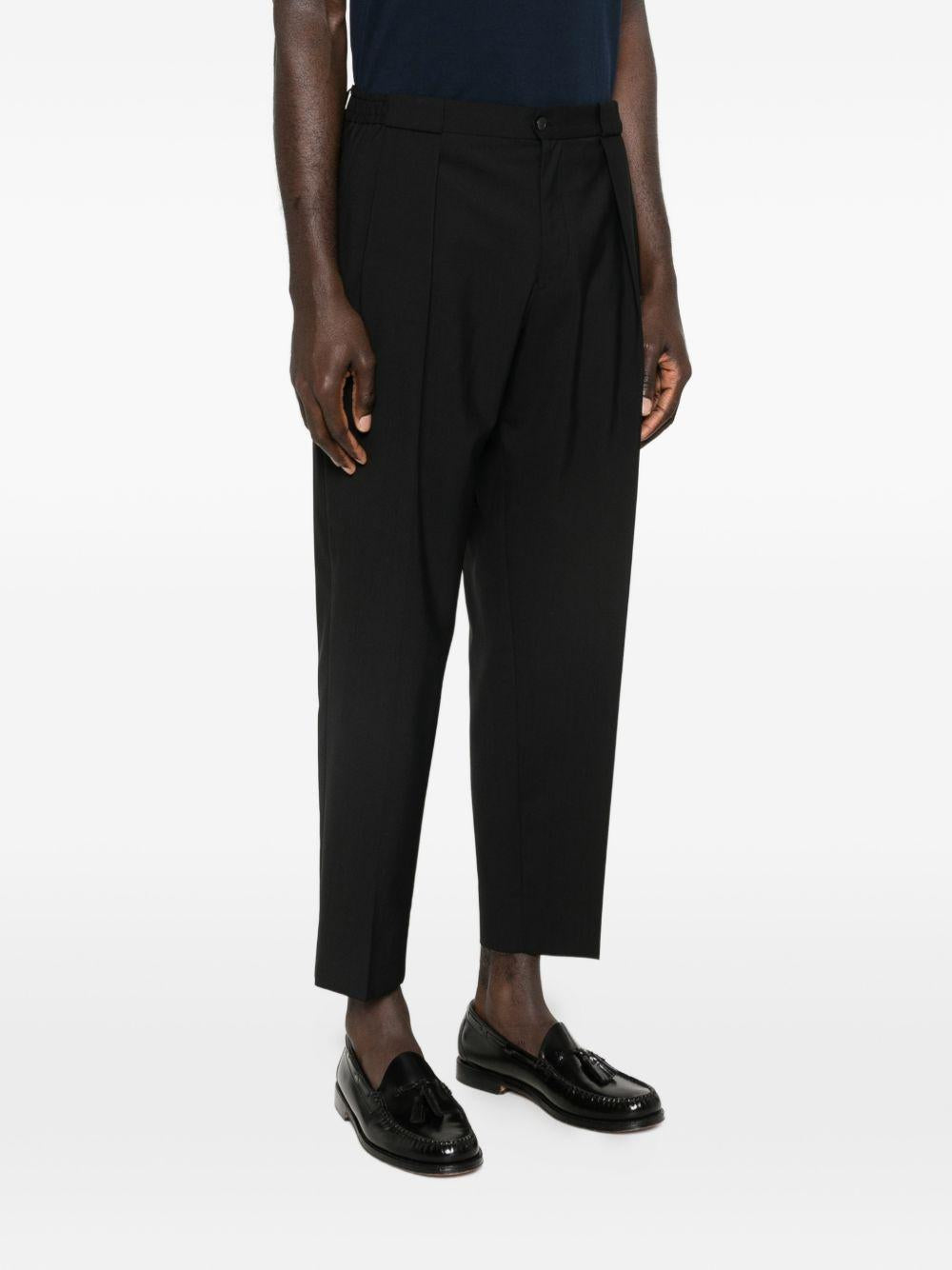 Pantaloni in lana vergine con pieghe PORTOBELLOS300082 00010 BRIGLIA