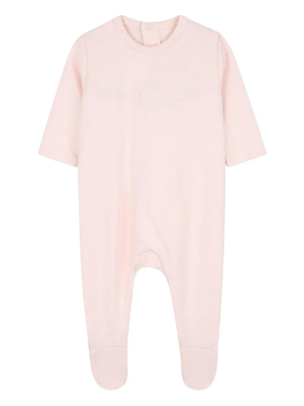 Set Neonato a Coste con Logo Ricamato - Preludio Moda