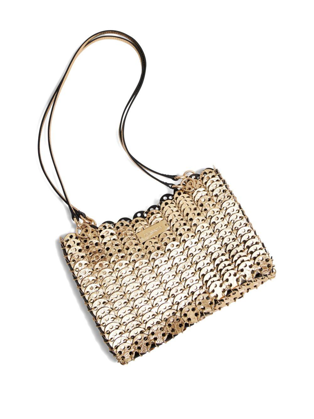 Borsa a spalla 1969 nera con catena 25ASS0506CLF258 M027 RABANNE