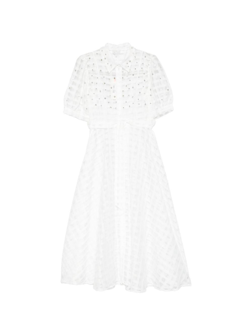 Abito chemisier midi con strass P26A118 110 PAPERLACE