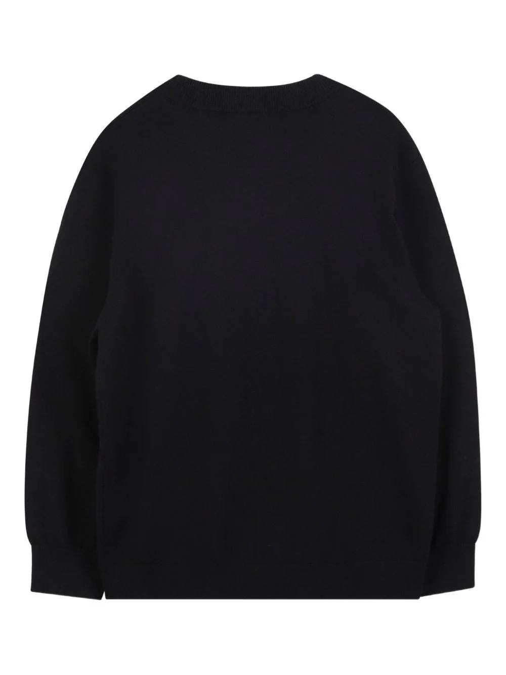 Felpa con Applicazione Ricamata e Maniche Lunghe - Preludio Moda