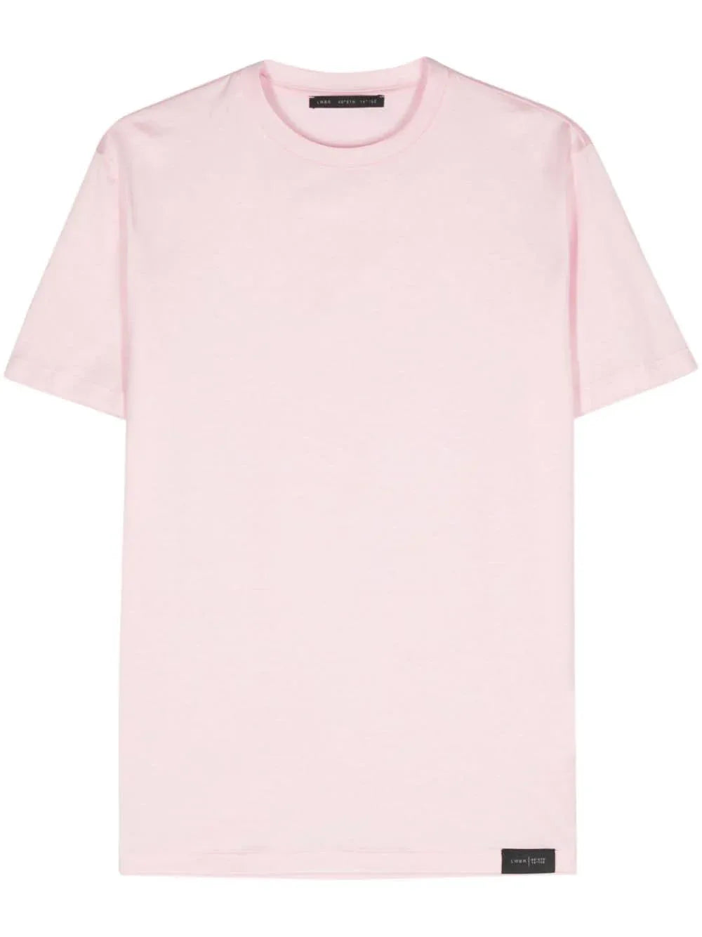 Maglia rosa mini etichetta orlo - Preludio Moda