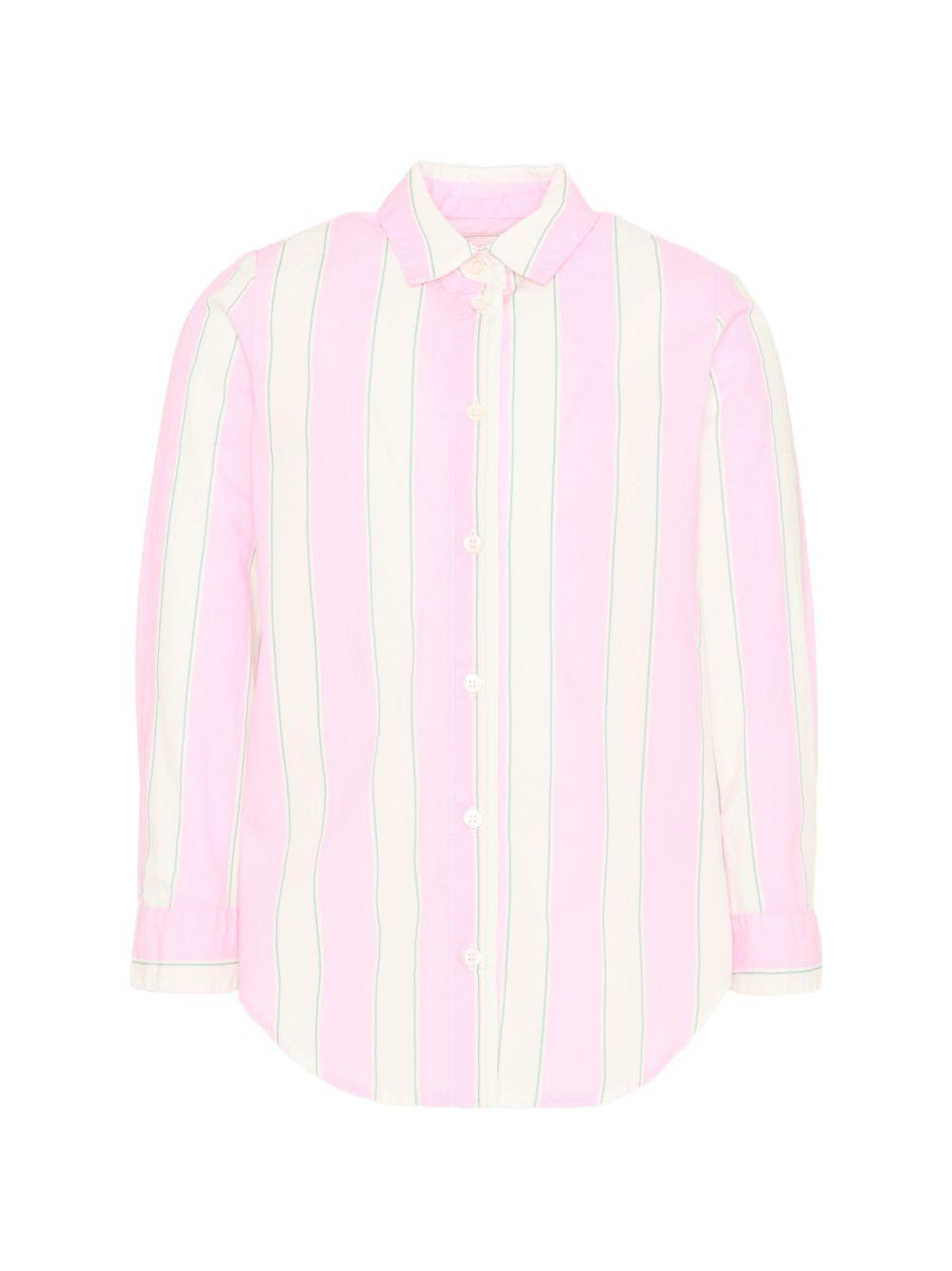 Camicia a righe con bottoni BRIG003 00897L MC2 SAINT BARTH KIDS
