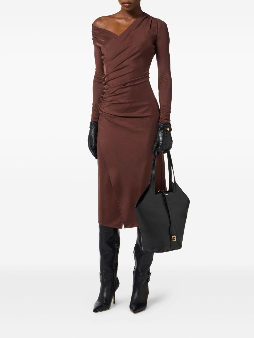 Abito Midi Drappeggiato AB82257E2 EA3 ELISABETTA FRANCHI