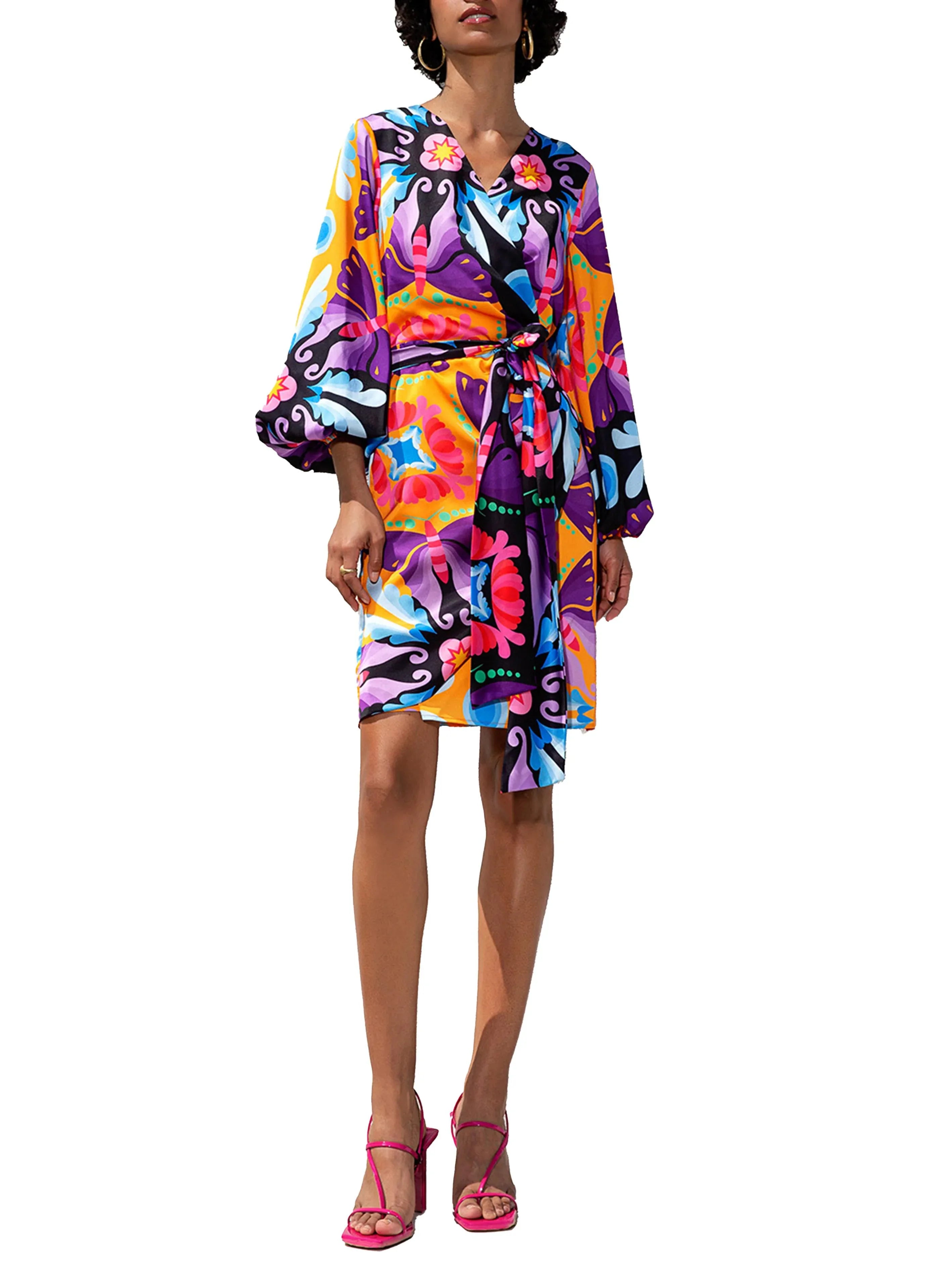 Abito multicolor fantasia - Preludio Moda