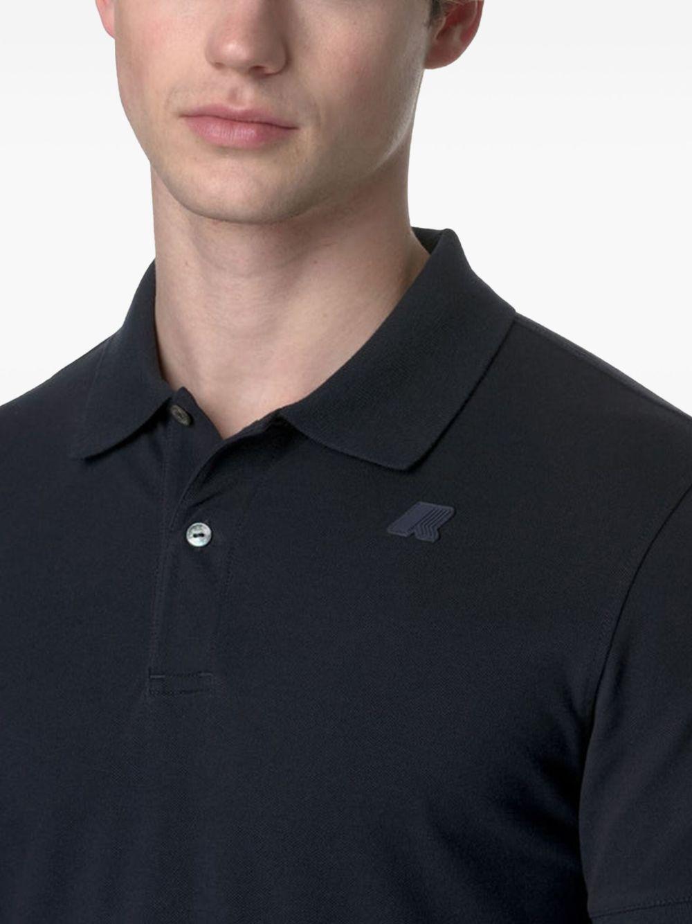 Polo amedee pique blu