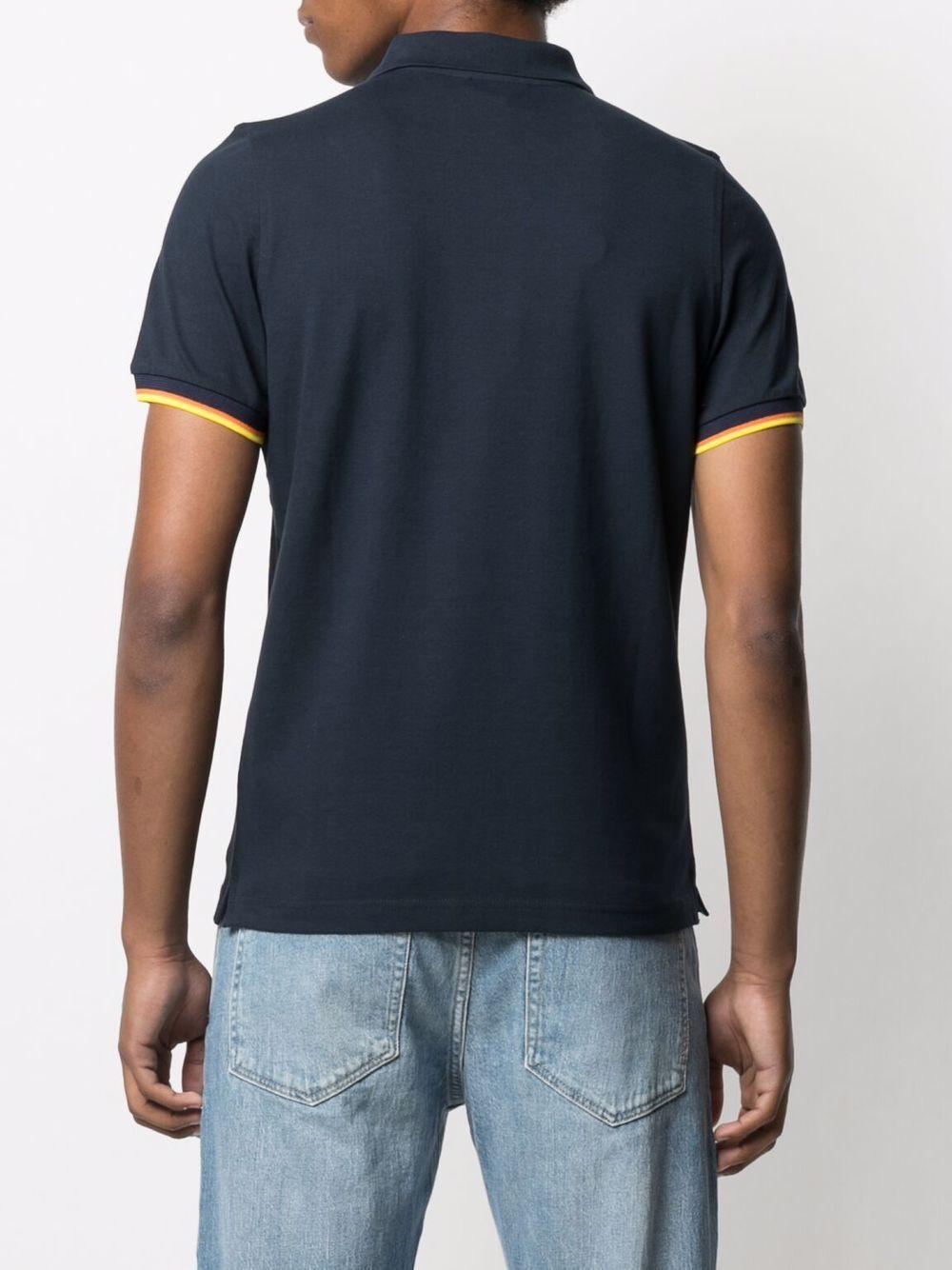 polo blu kway K008J50 K89 K-WAY