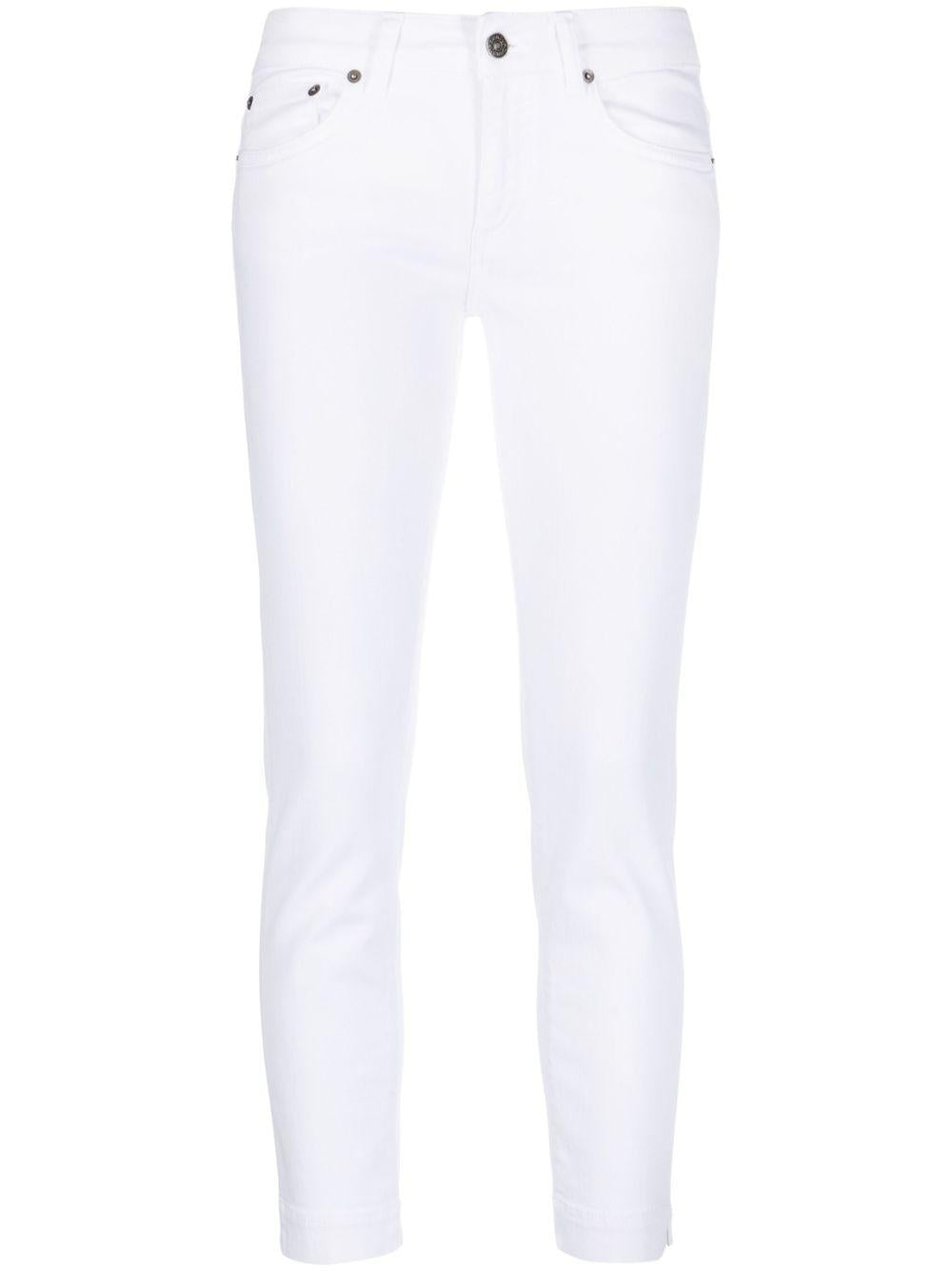 Pantalone Rose bianco DP618BS0030PTD 000 DONDUP