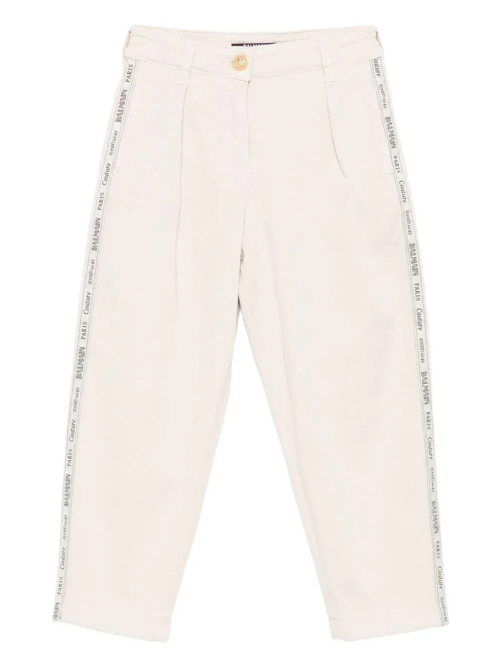 Pantaloni Beige con Logo - Preludio Moda