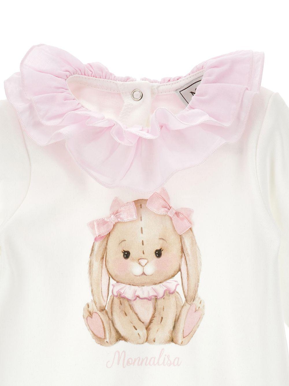 Tutina con colletto in tulle 35G2047000 0190 MONNALISA KIDS