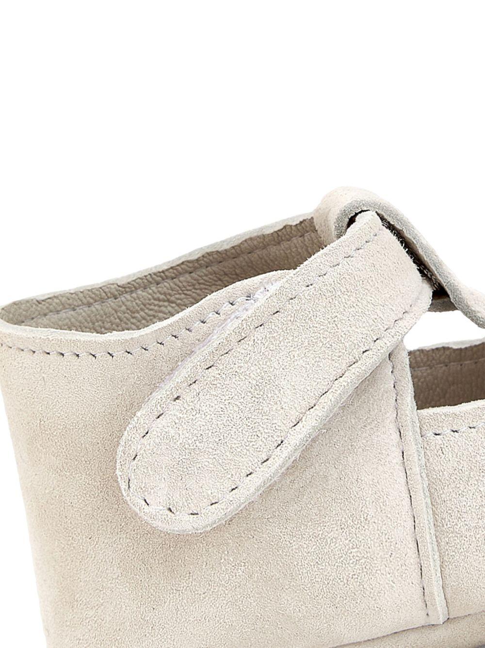 Scarpina avorio in pelle scamosciata 035150593 60 PAZ RODRIGUEZ KIDS