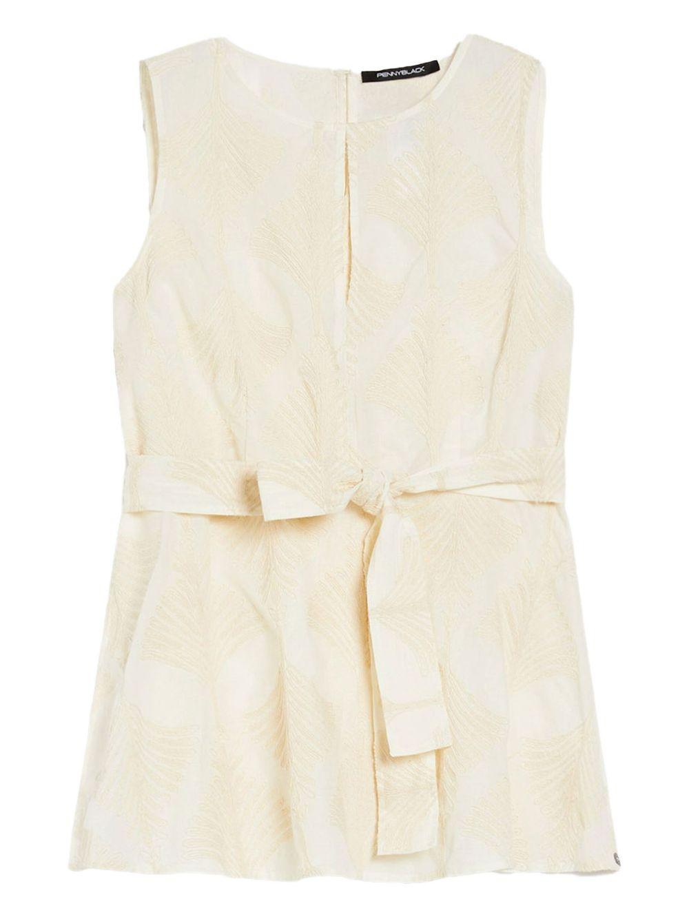 Top Vanity avorio con fantasia