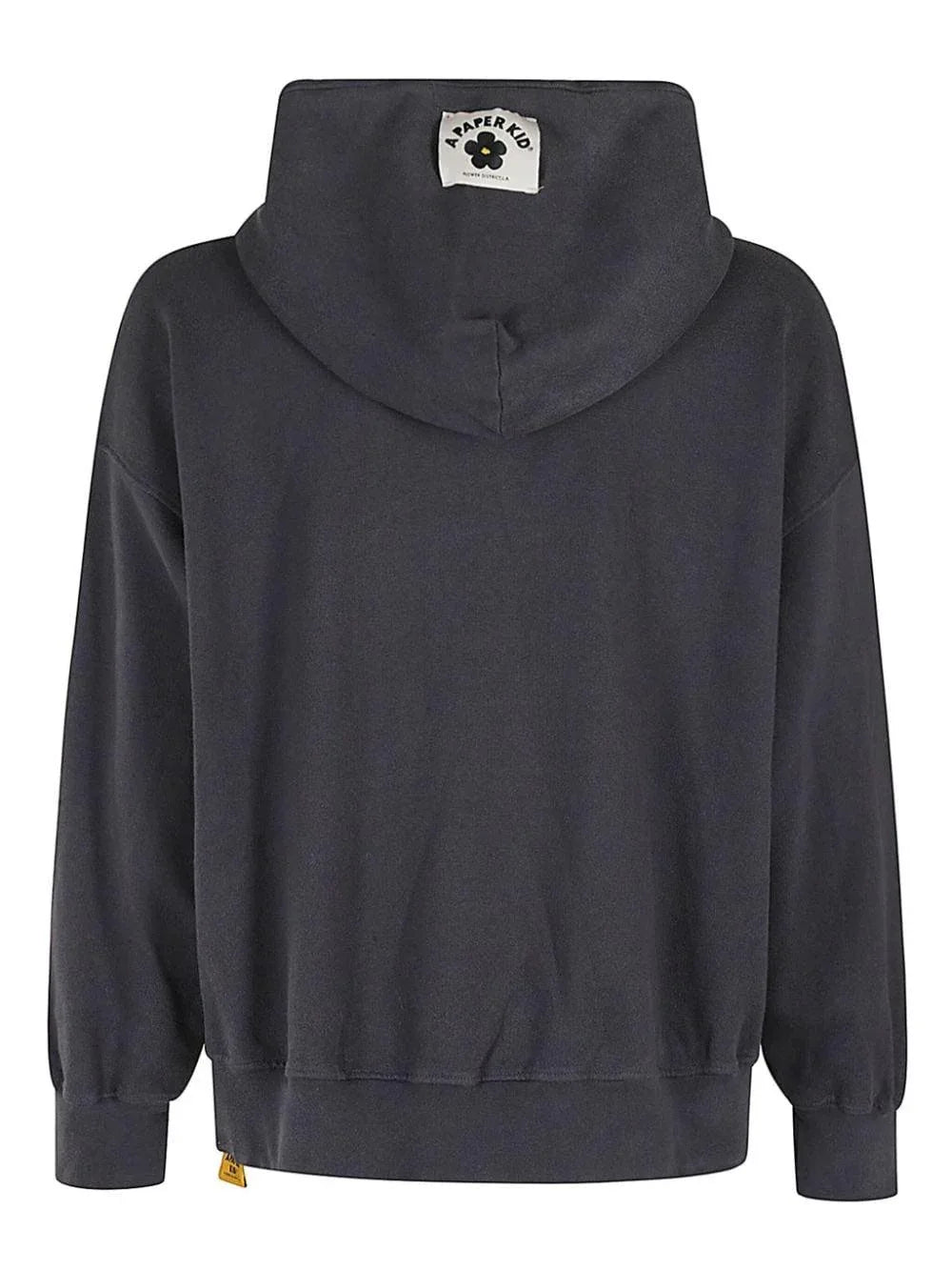 Felpa nera mini logo petto - Preludio Moda