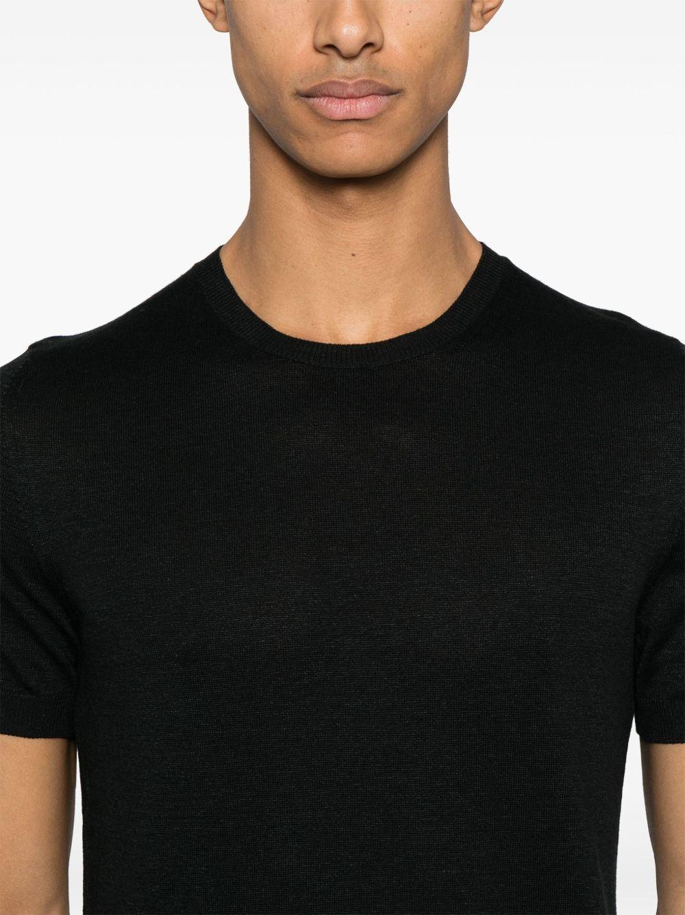 T-shirt Josh in filo nera