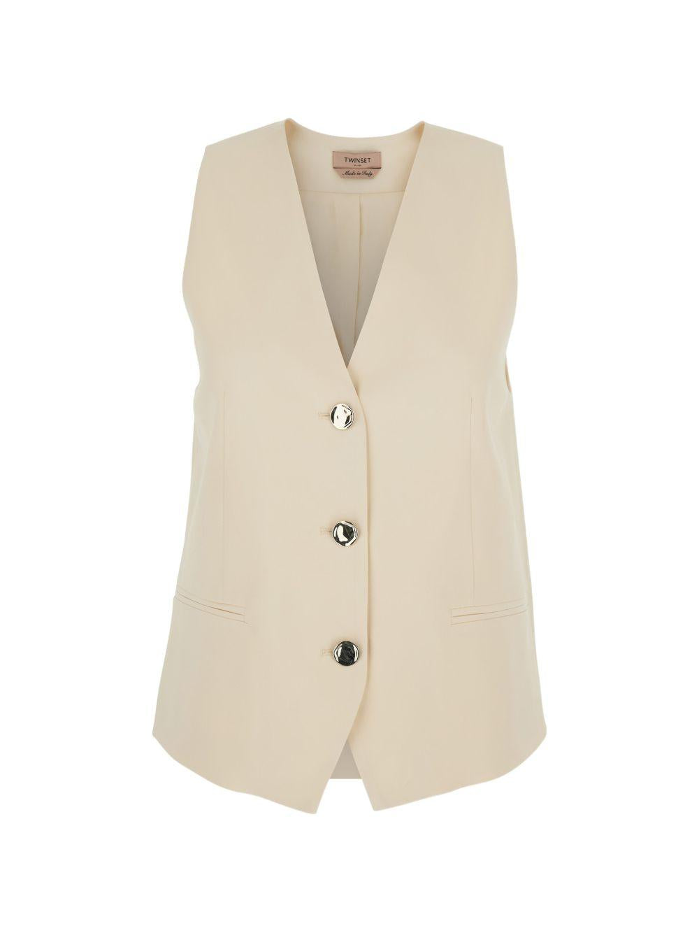 Gilet con bottoni automatici 261TP2224 07222 TWINSET