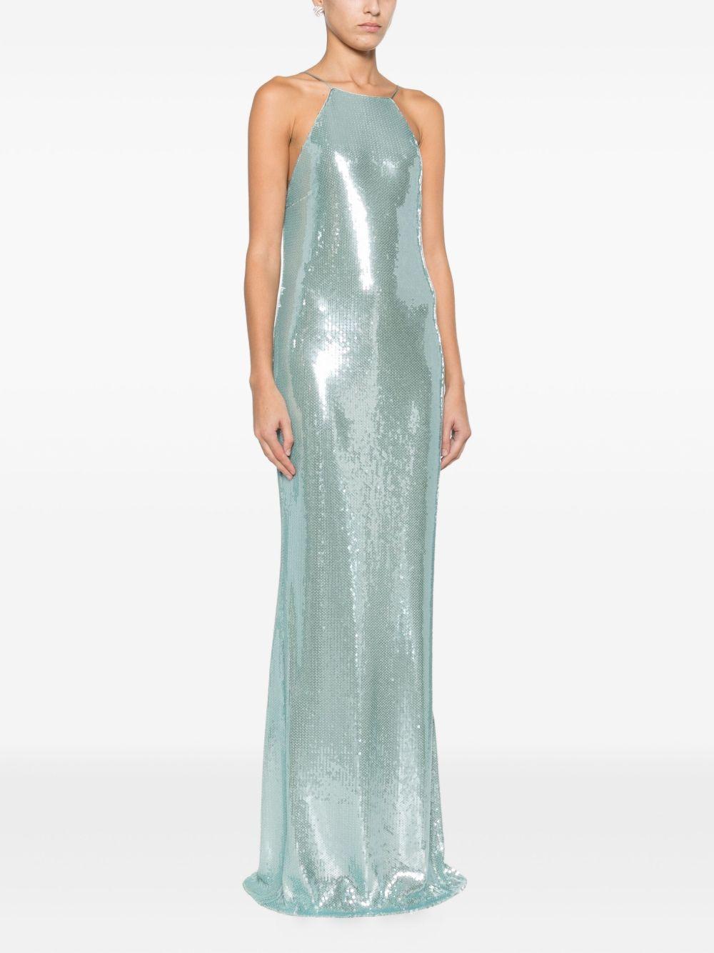 Abito acqua con paillettes e scollo allamericana 8A1567J326 G615 PATRIZIA PEPE