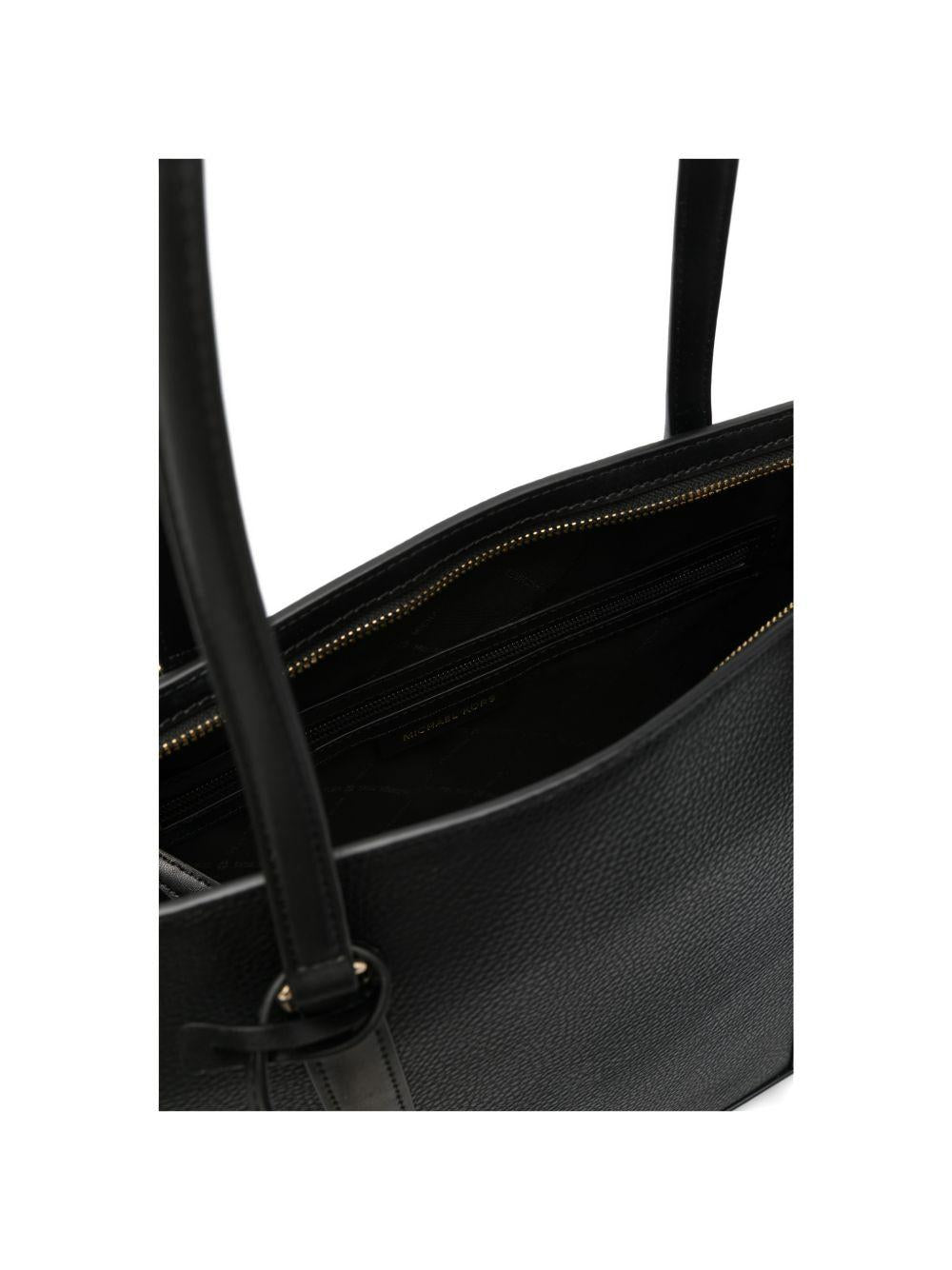 Borsa shopping in pelle con charm logo 30S6G3PT3V 001 MICHAEL KORS