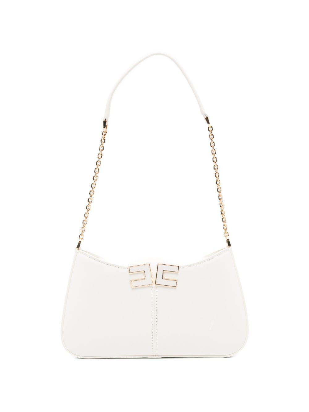 Borsa a spalla con catena e logo geometrico BS93A61E2 360 ELISABETTA FRANCHI