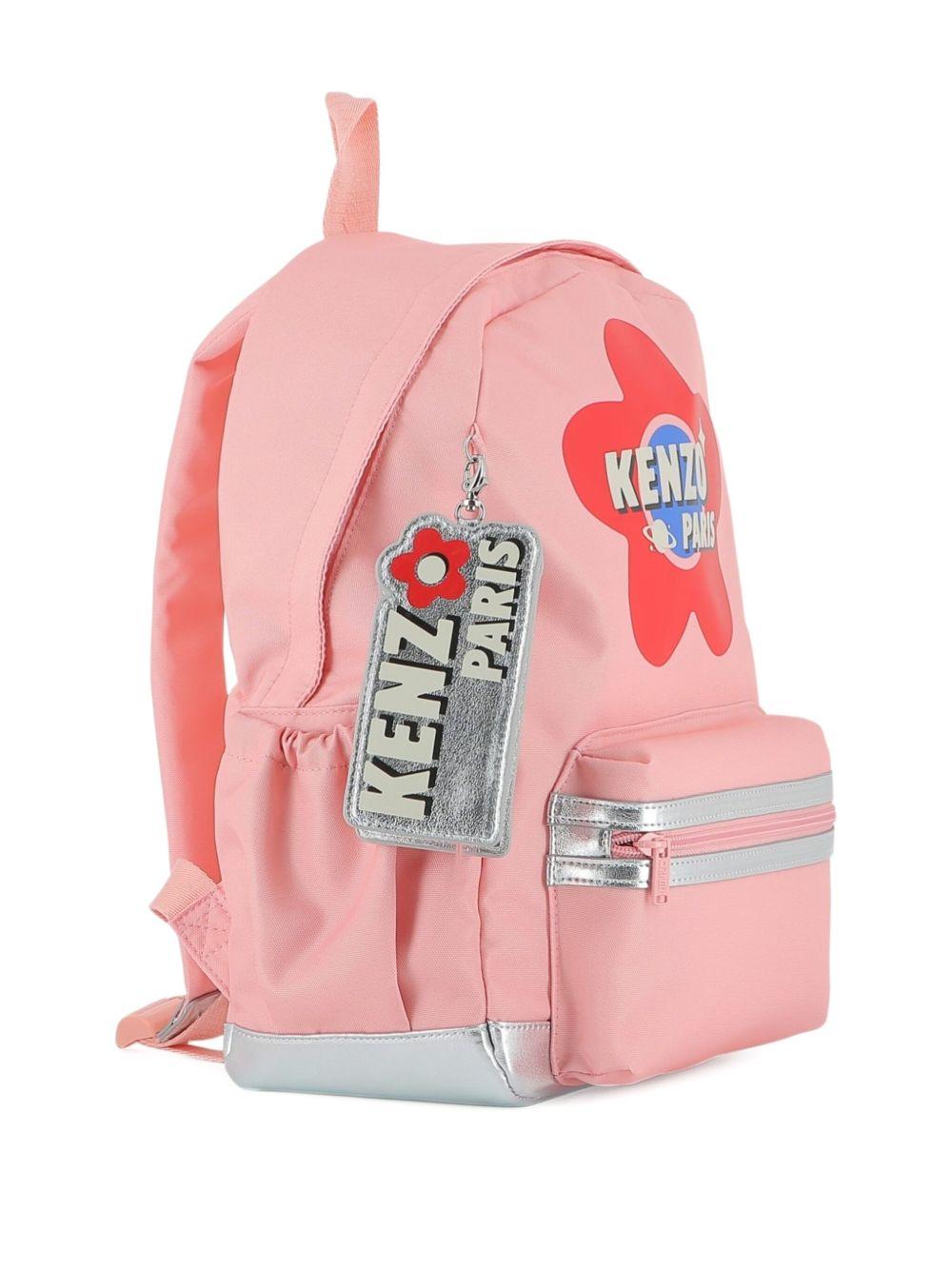 Zaino con Stampa Floreale e Logo K61223 47H KENZO KIDS