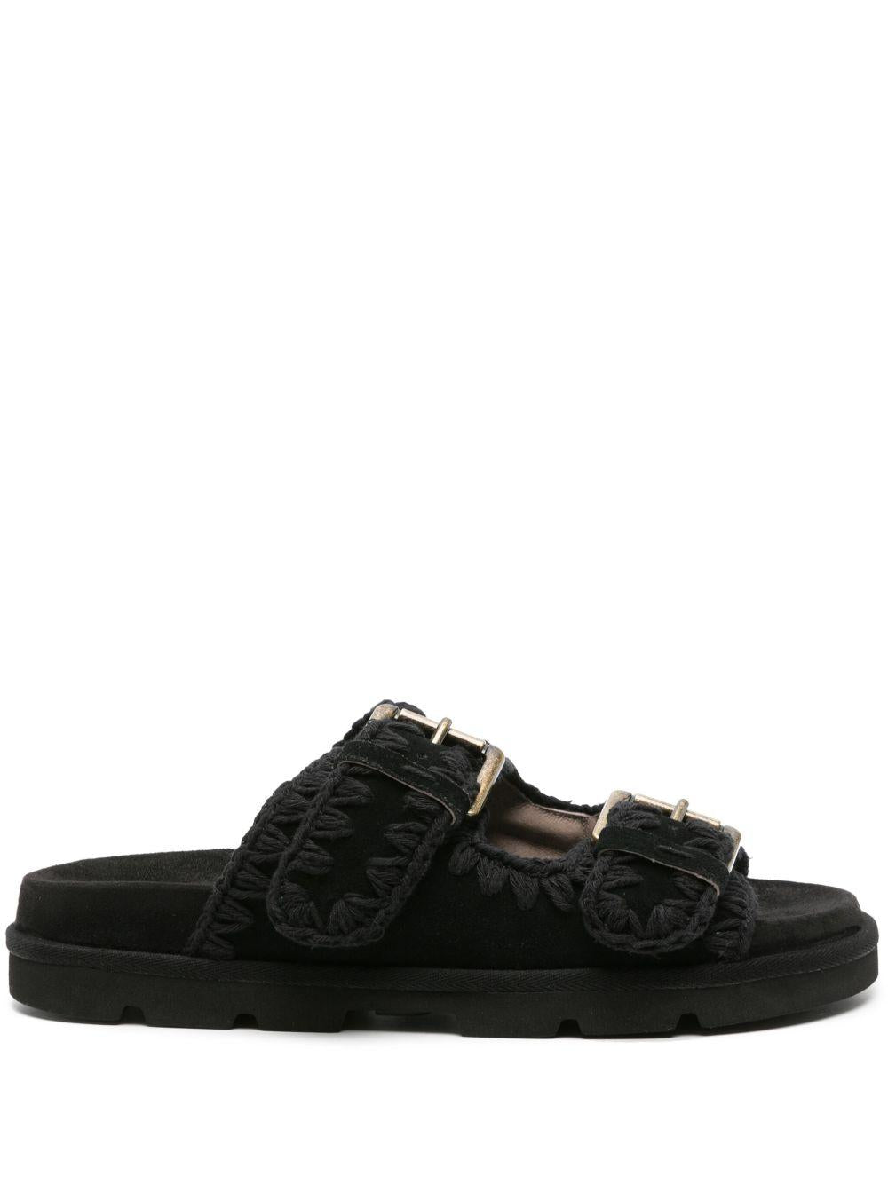 Low bio sandal monochrome nero MUSW631000A BKB MOU