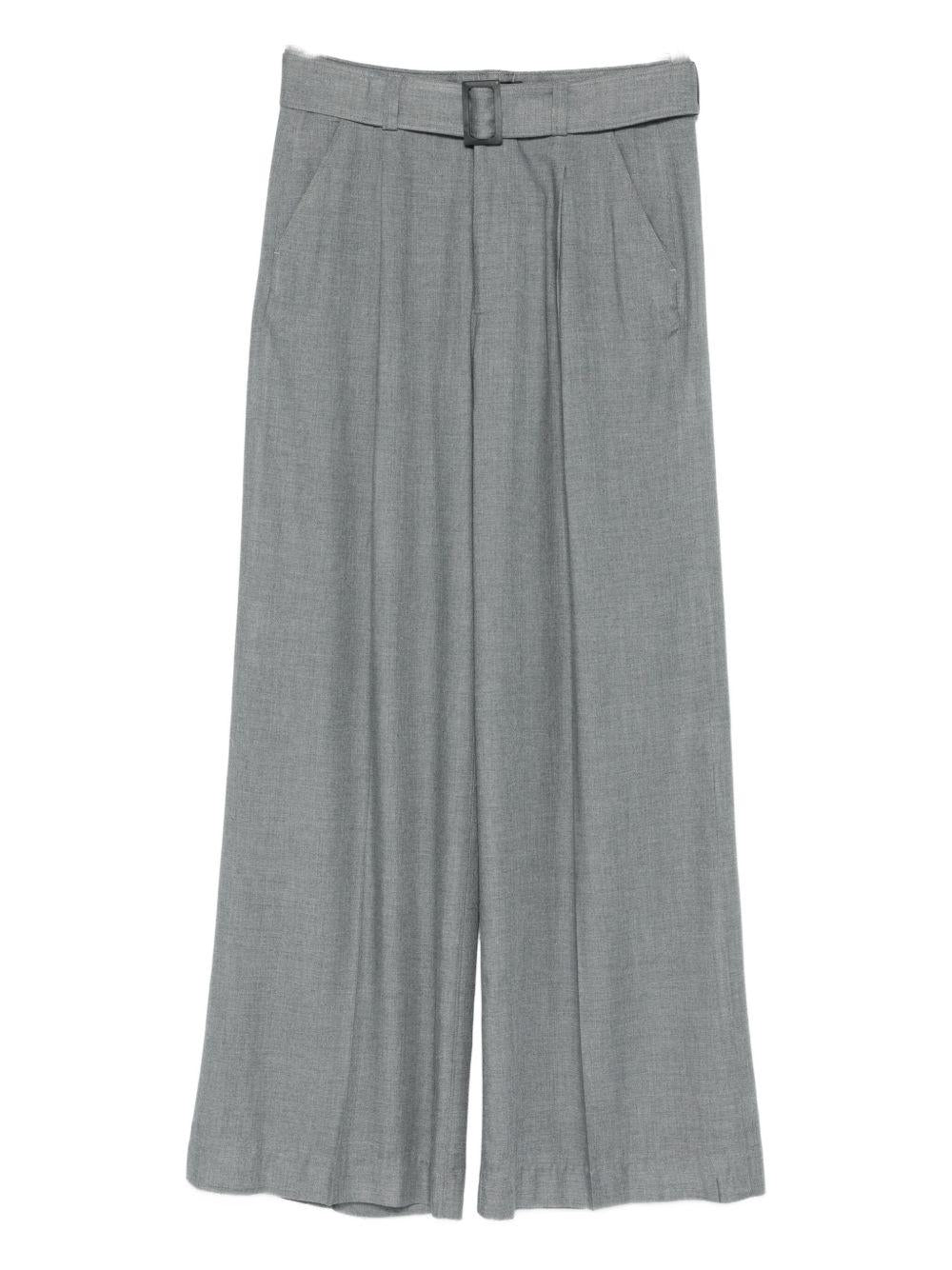 Pantaloni grigi con cintura DP805IF0044D002ODD 903 DONDUP