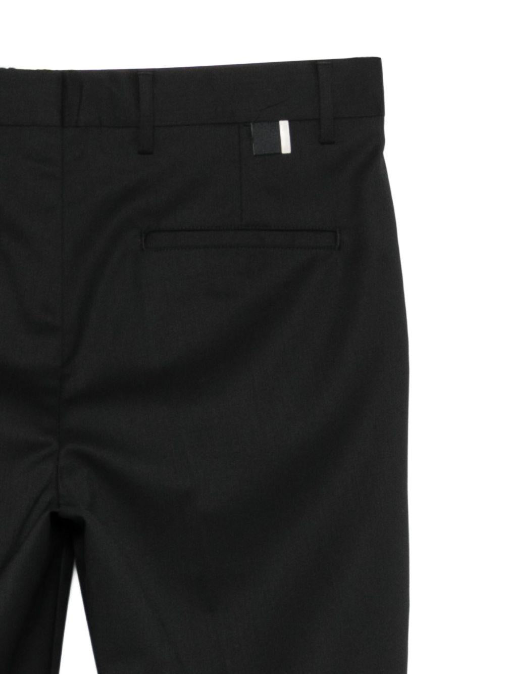 Pantaloni Neri Sartoriali Dritti L1PFW25266919 D001 LOW BRAND