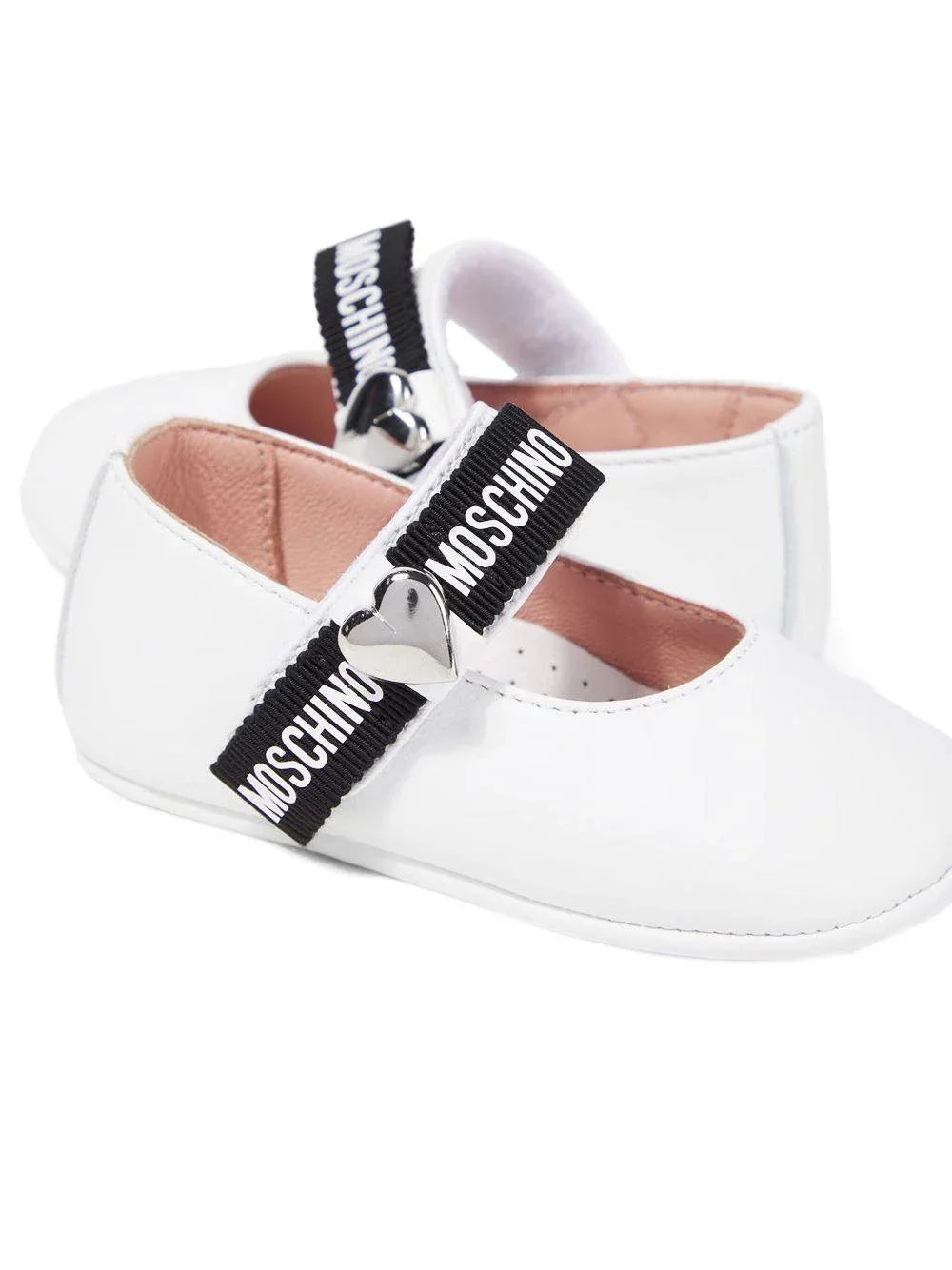 Ballerina bianca strappo logato neonata - Preludio Moda