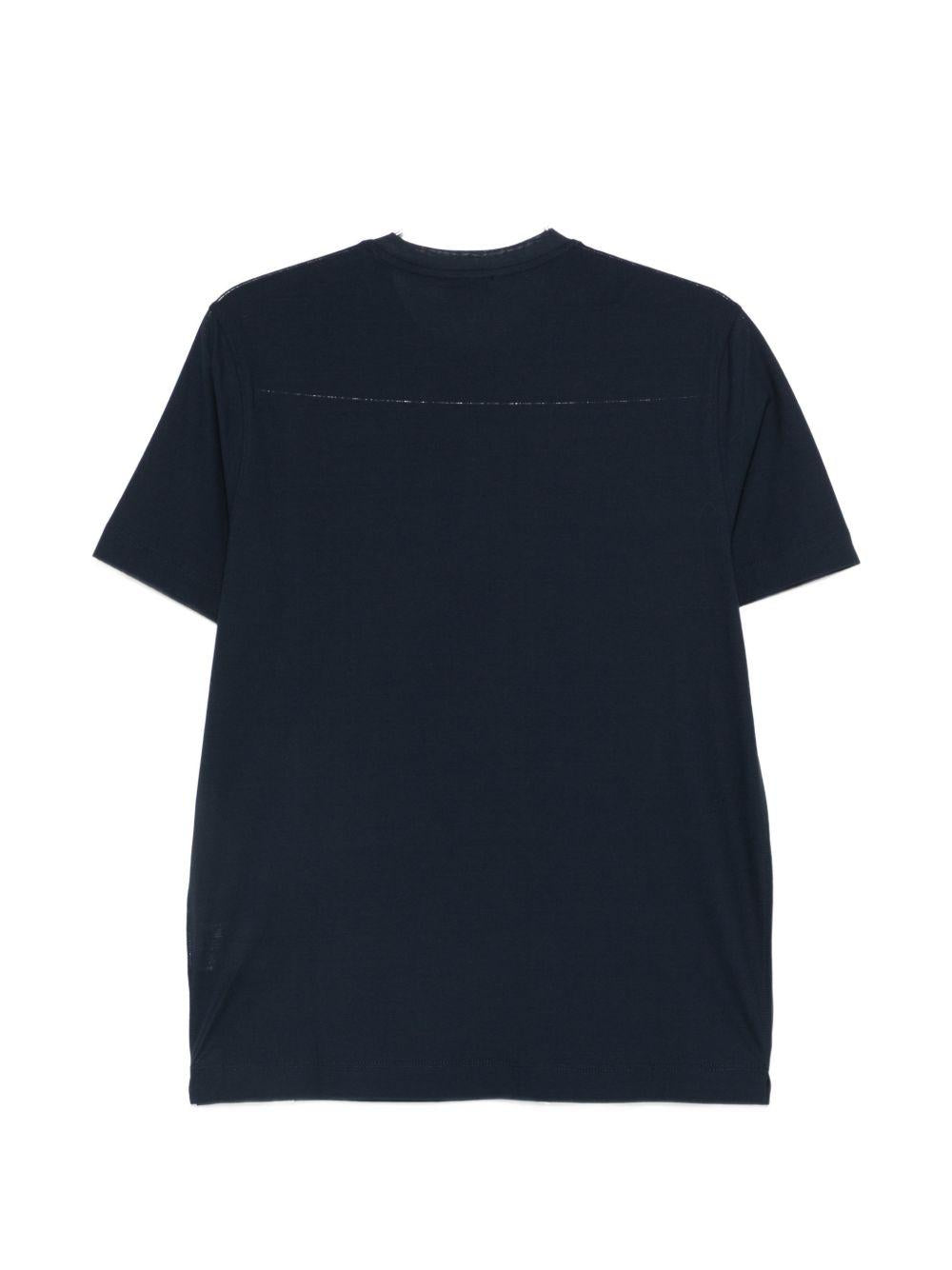 T-shirt in lino girocollo DK17130 BLUNOTTE DIKTAT