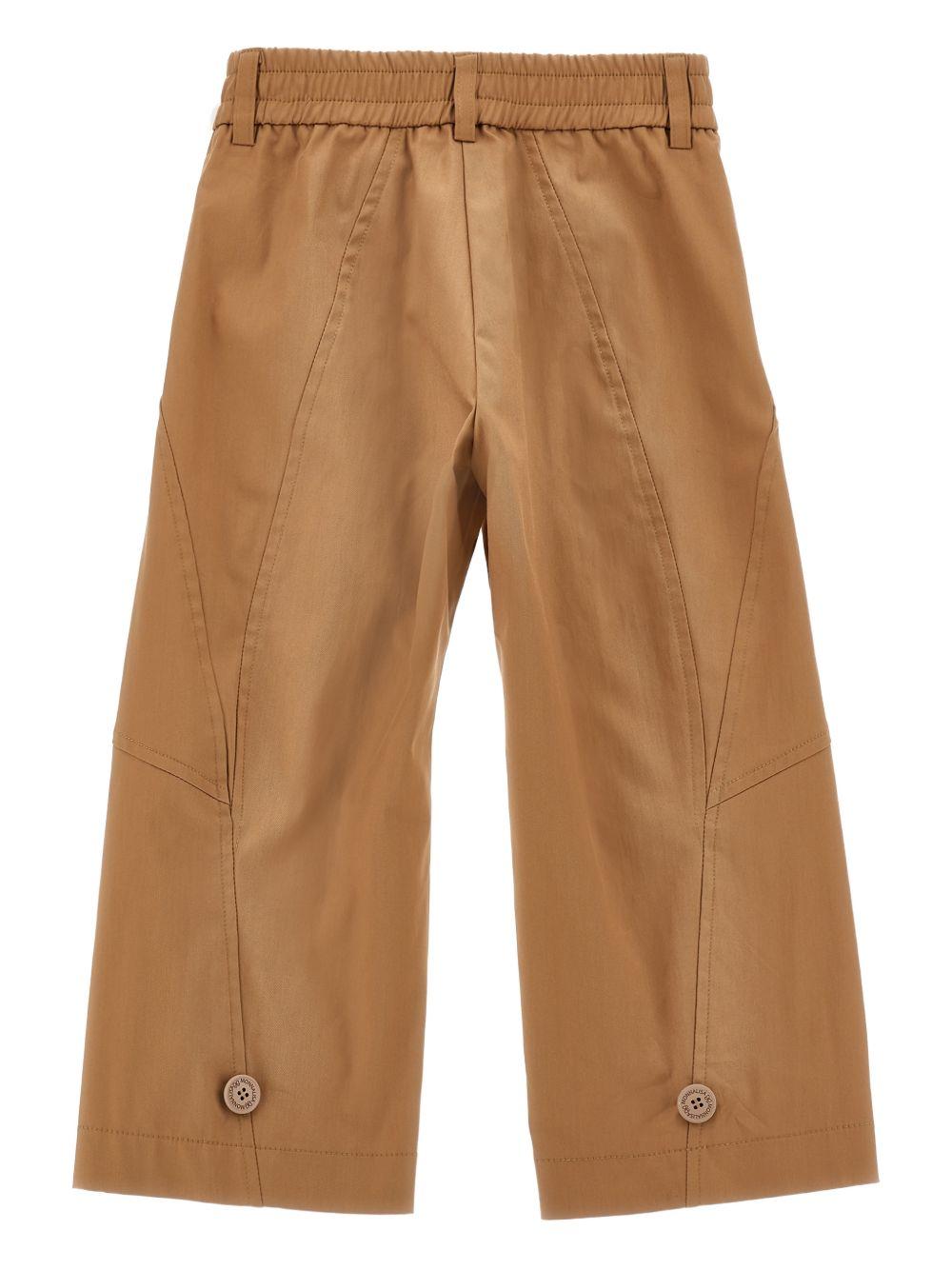 Pantaloni cargo con cinturini alle caviglie 17G4027301 0005 MONNALISA KIDS