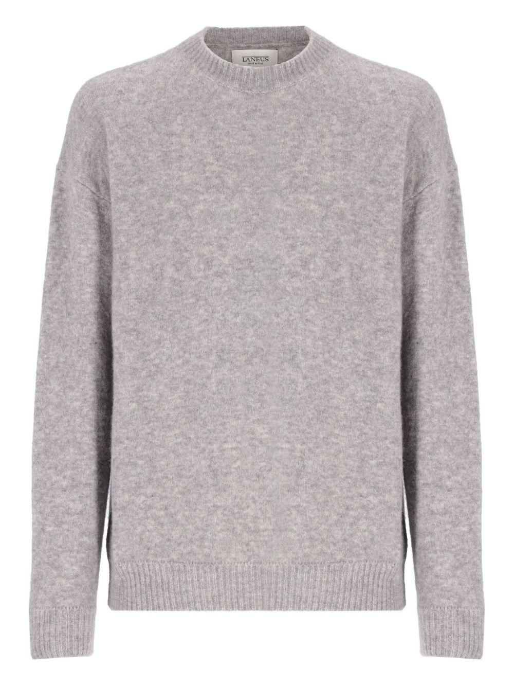 Maglione Grigio Mélange Girocollo F5LAMAJP015 101 LANEUS