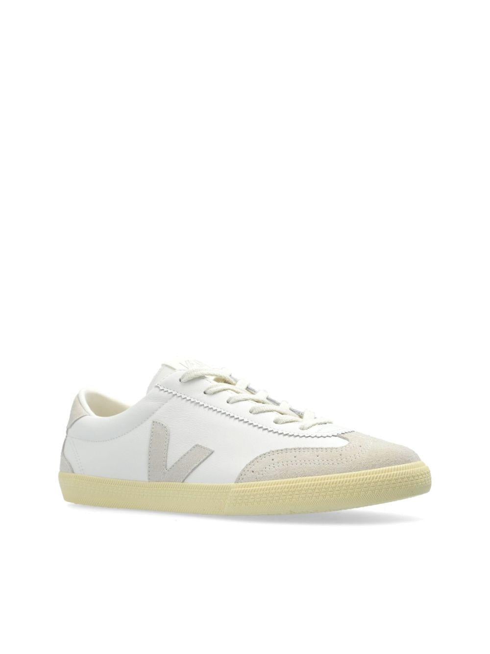 Sneakers in Pelle e Tela con Inserti VO2003852B WHITENATURAL VEJA