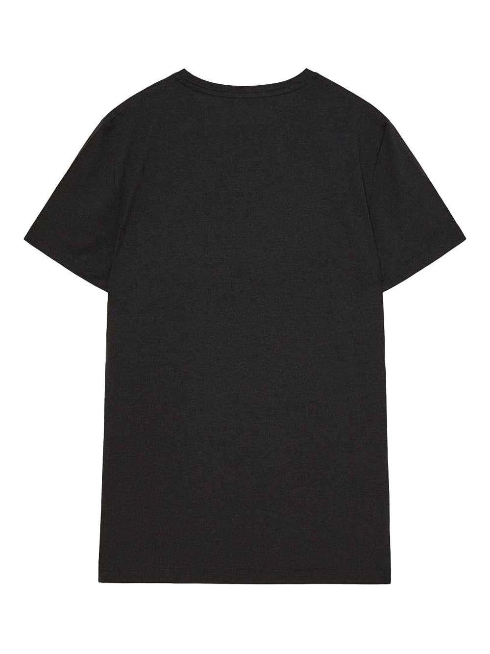 T-shirt basic mini etichetta fly nera