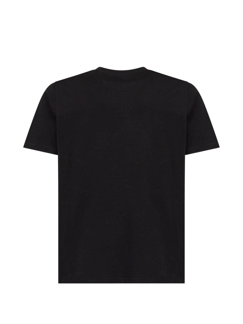 T-shirt in cotone con stampa logo 20CMTS084A005100W 999 CP COMPANY