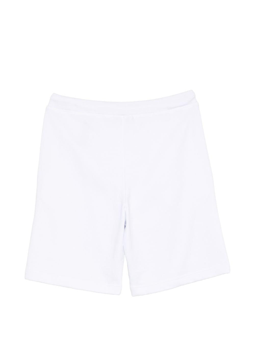 Bermuda in cotone con coulisse DQ3199D0A9U DQ100 DSQUARED KIDS