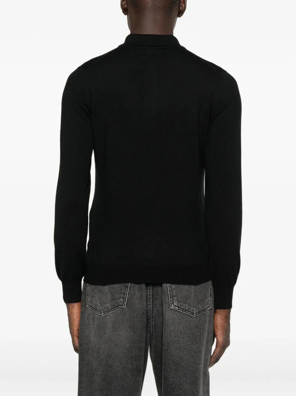 Polo in Lana Vergine a Maniche Lunghe - Preludio Moda