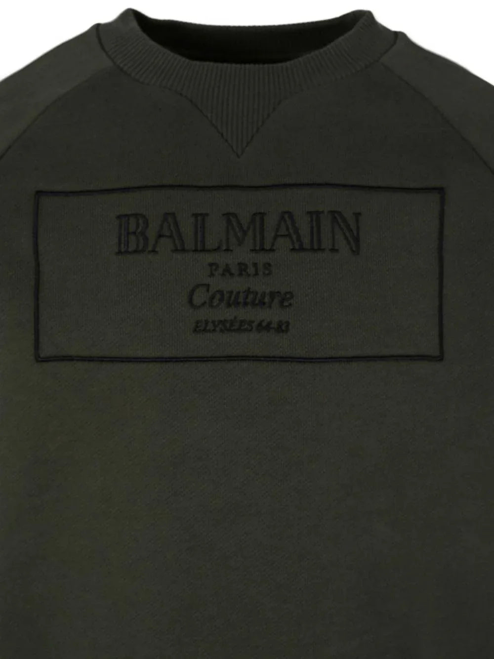 Felpa Verde con Logo Ricamato - Preludio Moda