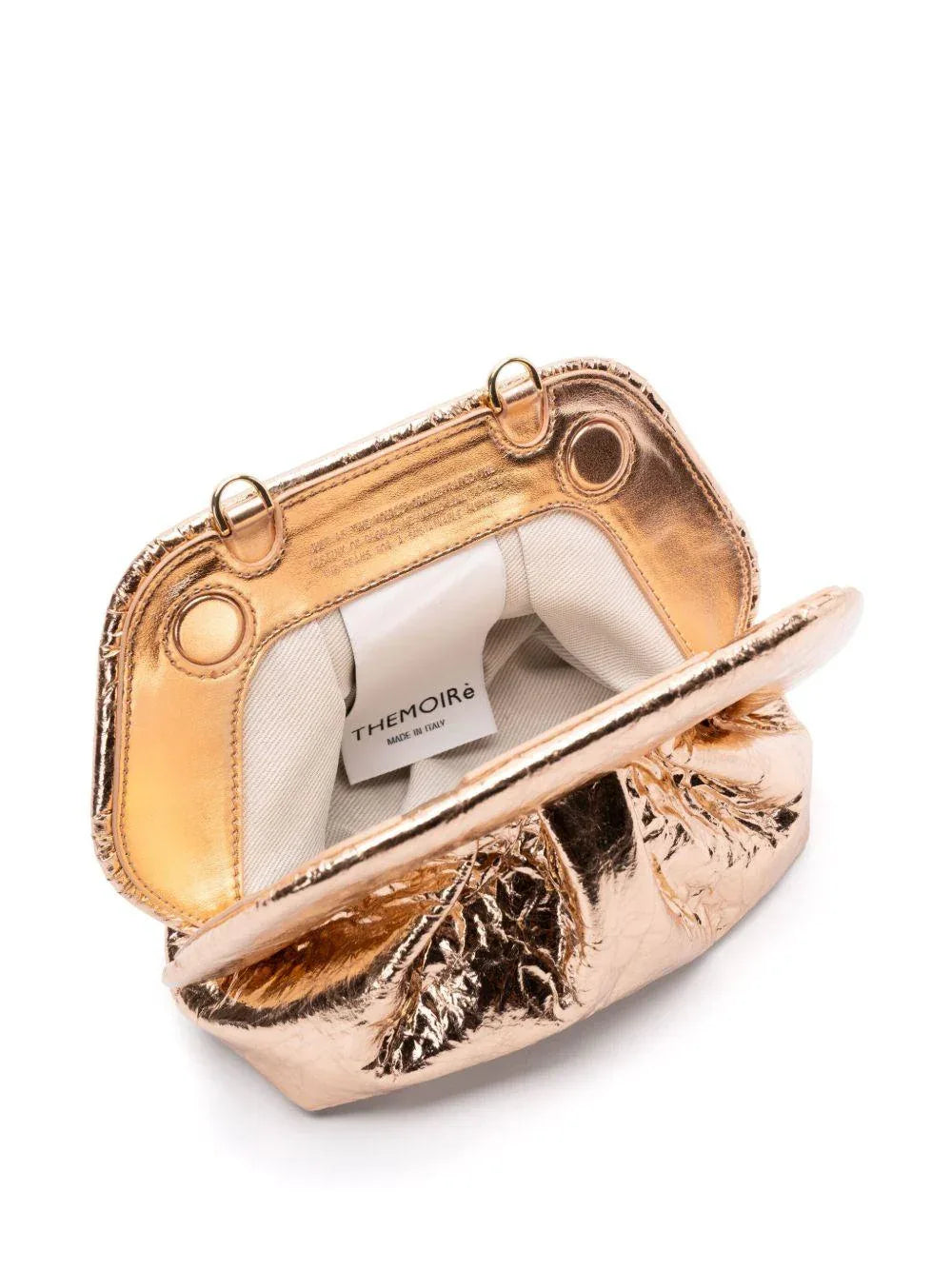 Clutch gea pineapple fabric oro rosa - Preludio Moda