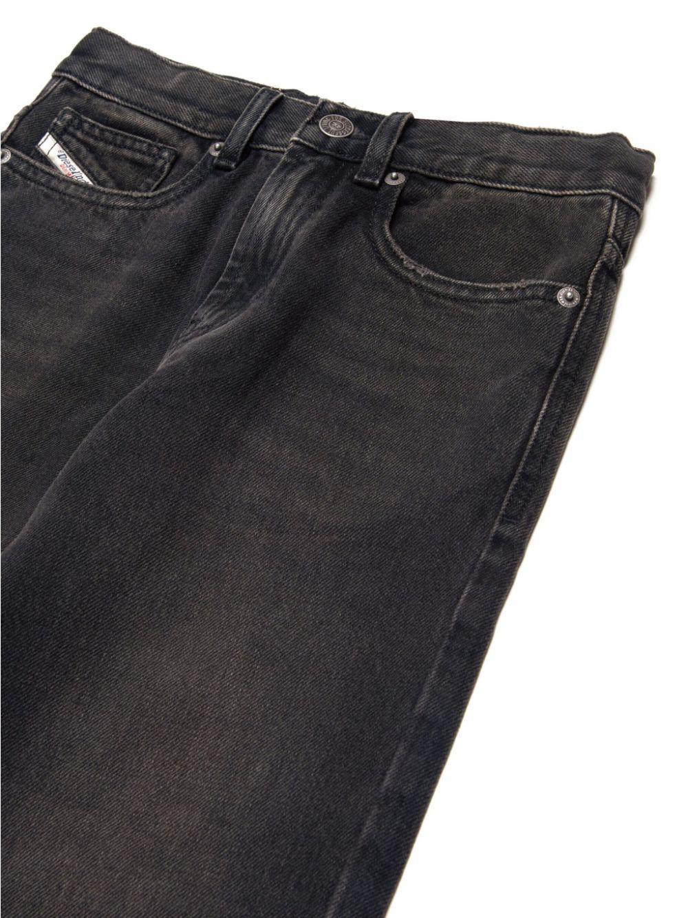 Jeans nero gambe larghe - Preludio Moda
